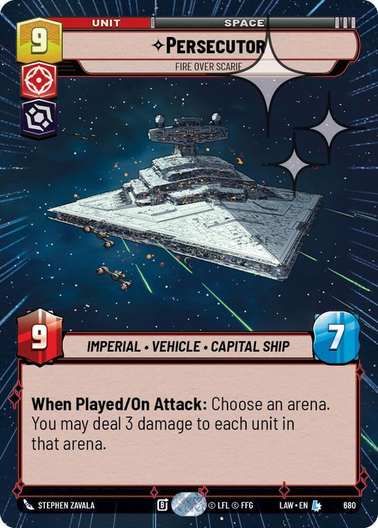 Persecutor - Fire Over Scarif (Hyperspace Foil) [A Lawless Time] 680