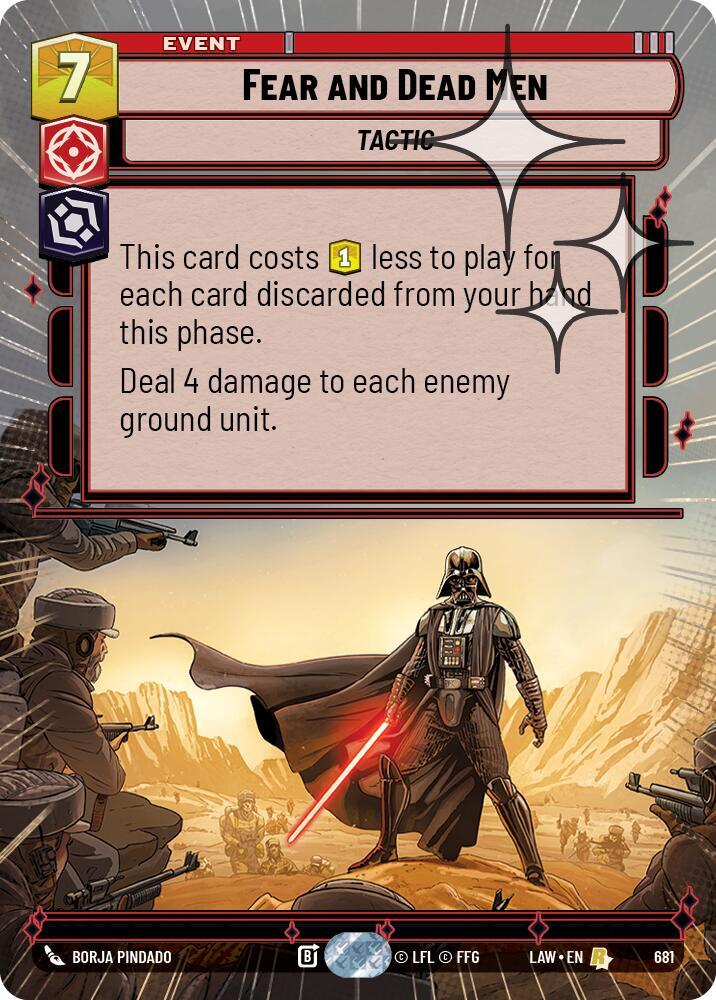 Fear and Dead Men (Hyperspace Foil) [A Lawless Time] 681
