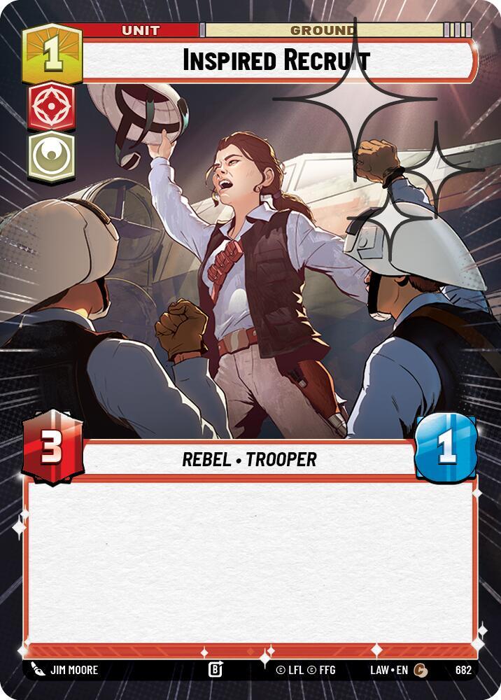 Inspired Recruit (Hyperspace Foil) [A Lawless Time] 682