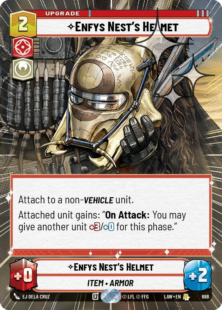 Enfys Nest's Helmet (Hyperspace Foil) [A Lawless Time] 688
