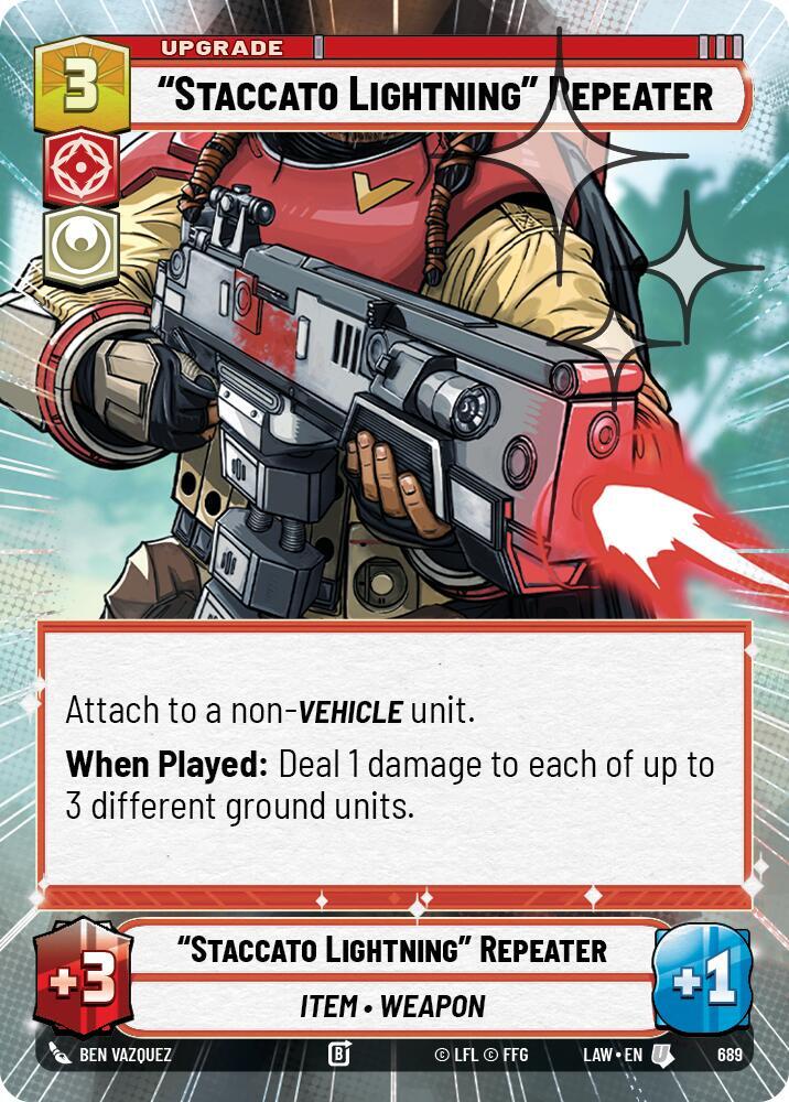 "Staccato Lightning" Repeater (Hyperspace Foil) [A Lawless Time] 689