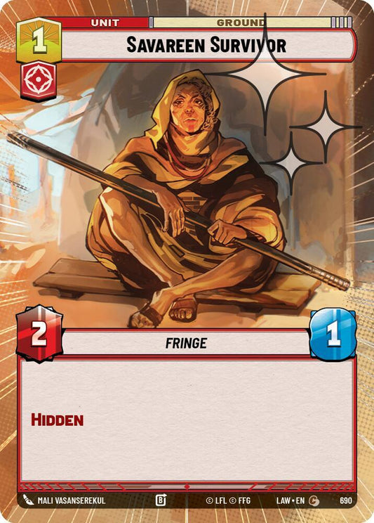 Savareen Survivor (Hyperspace Foil) [A Lawless Time] 690
