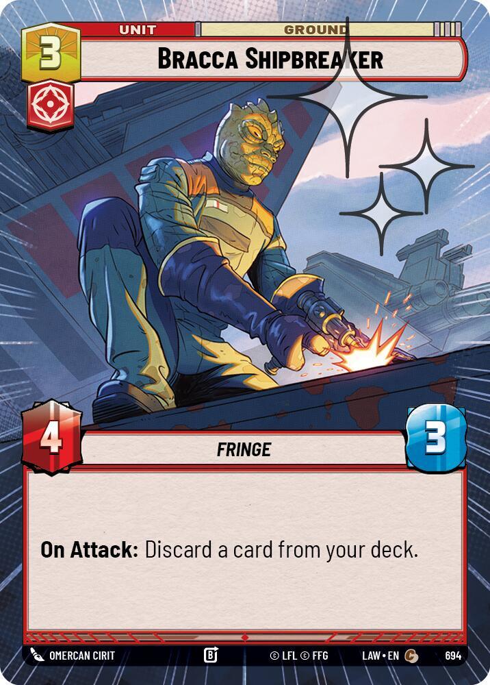 Bracca Shipbreaker (Hyperspace Foil) [A Lawless Time] 694