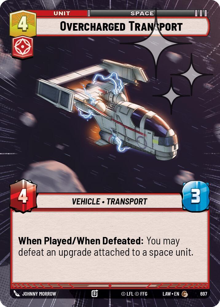Overcharged Transport (Hyperspace Foil) [A Lawless Time] 697