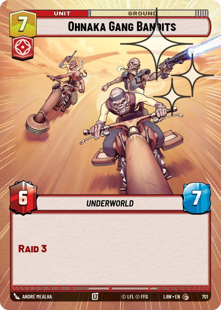 Ohnaka Gang Bandits (Hyperspace Foil) [A Lawless Time] 701