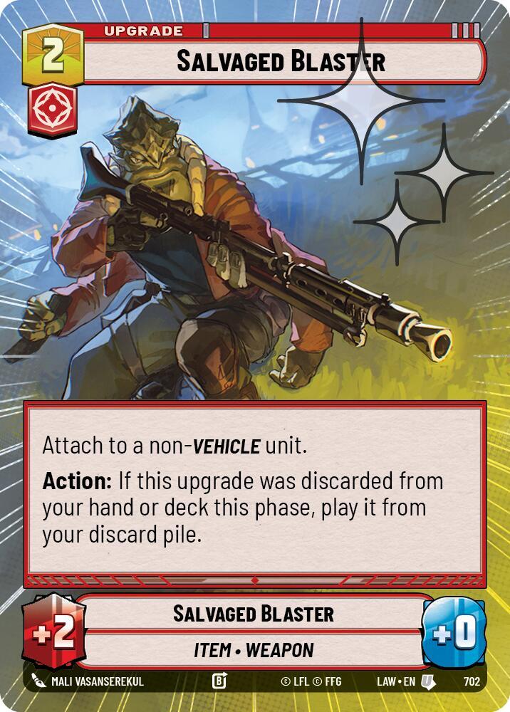 Salvaged Blaster (Hyperspace Foil) [A Lawless Time] 702