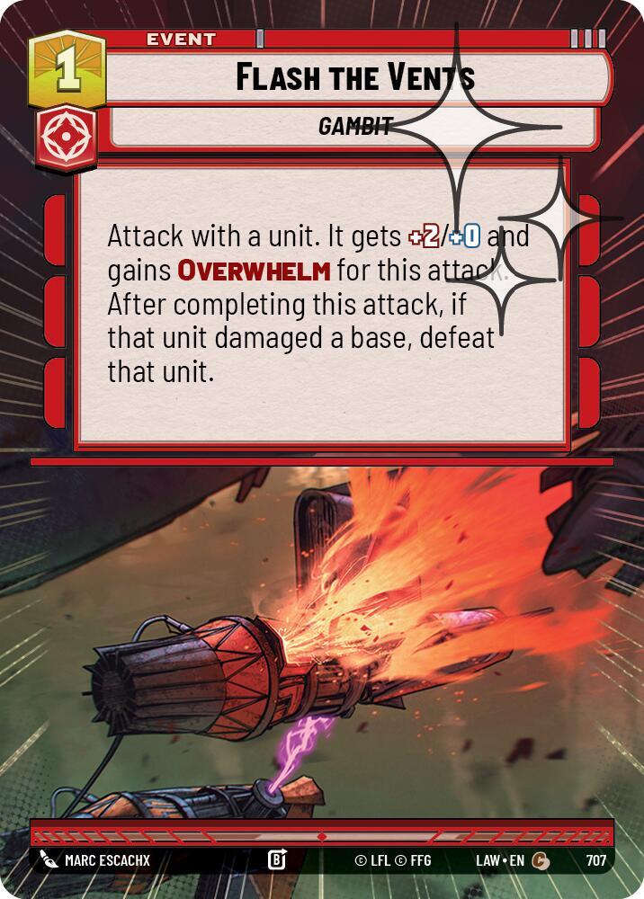 Flash the Vents (Hyperspace Foil) [A Lawless Time] 707