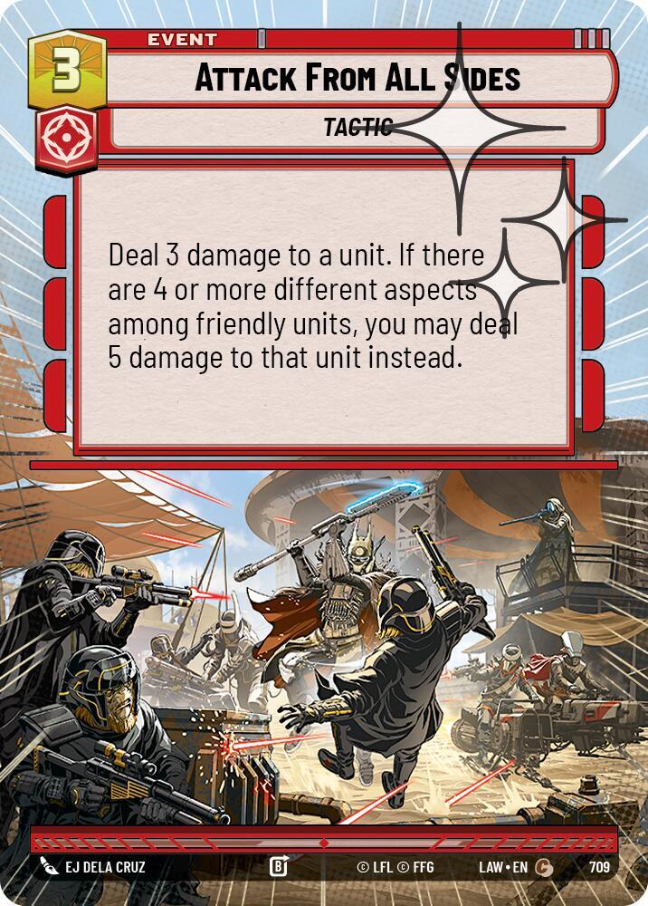 Attack From All Sides (Hyperspace Foil) [A Lawless Time] 709