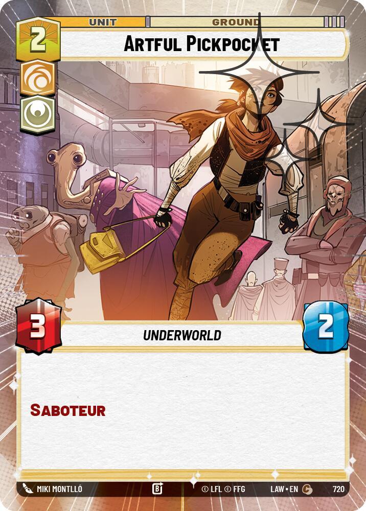 Artful Pickpocket (Hyperspace Foil) [A Lawless Time] 720