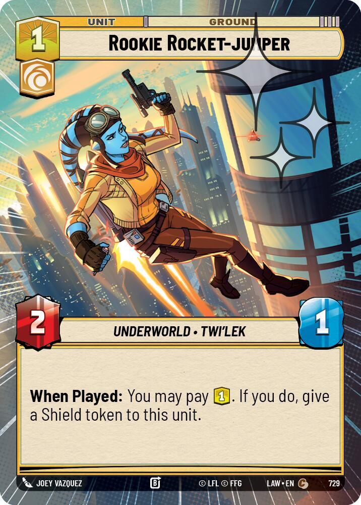 Rookie Rocket-jumper (Hyperspace Foil) [A Lawless Time] 729