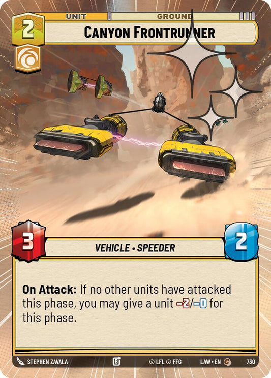 Canyon Frontrunner (Hyperspace Foil) [A Lawless Time] 730