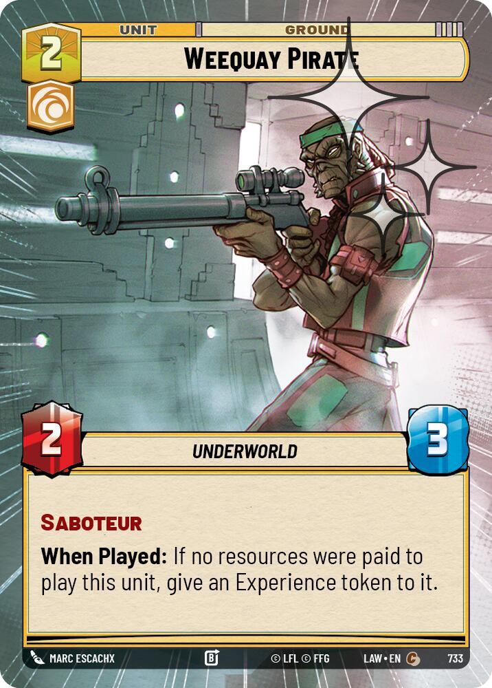 Weequay Pirate (Hyperspace Foil) [A Lawless Time] 733
