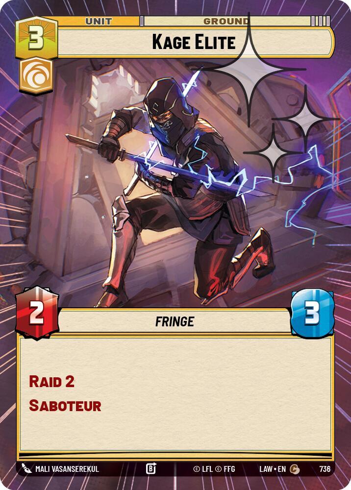 Kage Elite (Hyperspace Foil) [A Lawless Time] 736
