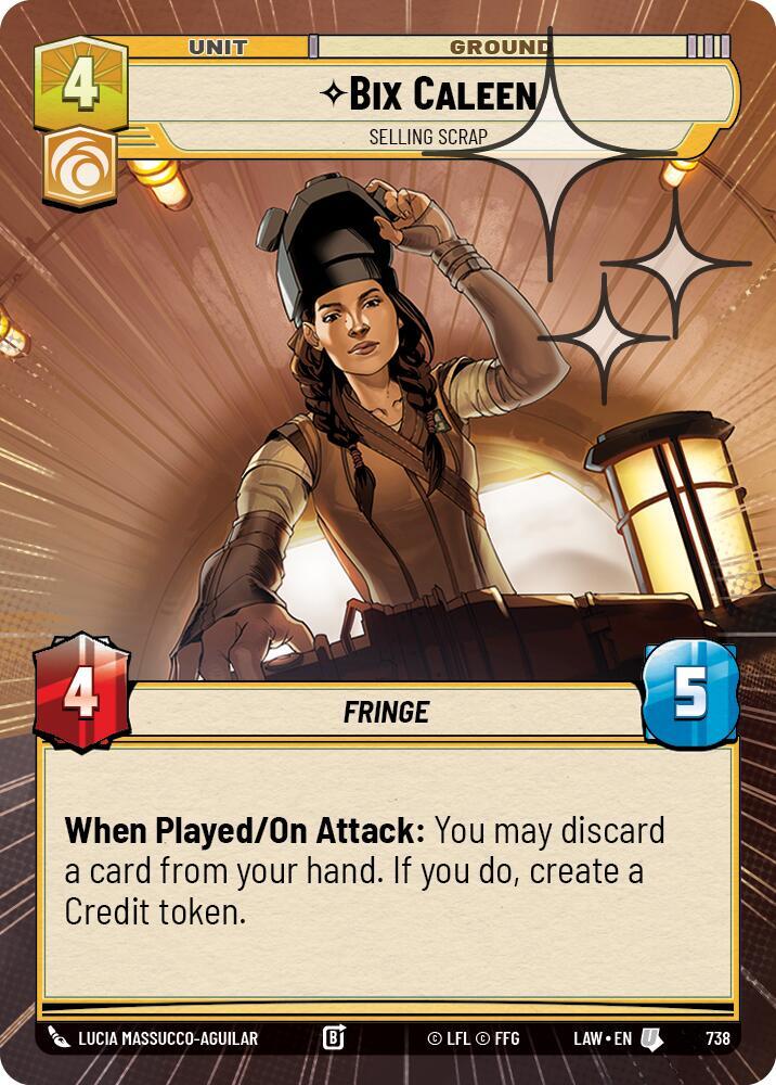 Bix Caleen - Selling Scrap (Hyperspace Foil) [A Lawless Time] 738
