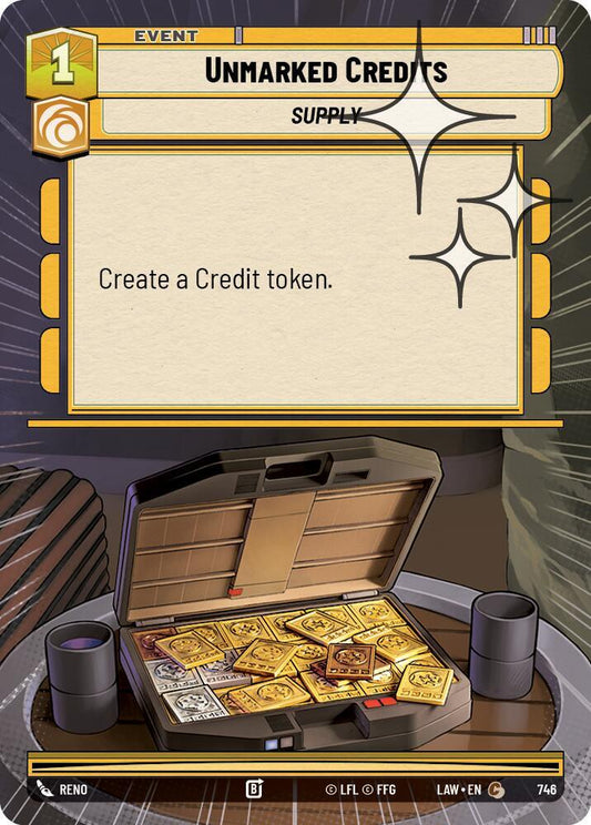 Unmarked Credits (Hyperspace Foil) [A Lawless Time] 746