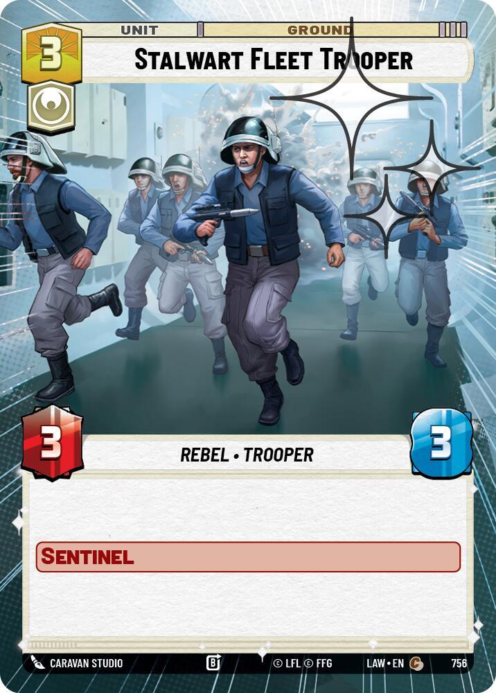 Stalwart Fleet Trooper (Hyperspace Foil) [A Lawless Time] 756