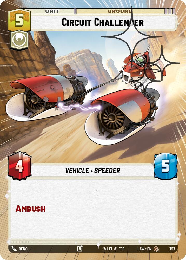 Circuit Challenger (Hyperspace Foil) [A Lawless Time] 757