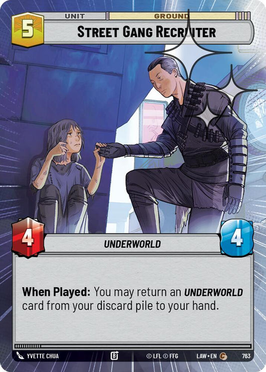 Street Gang Recruiter (Hyperspace Foil) [A Lawless Time] 763