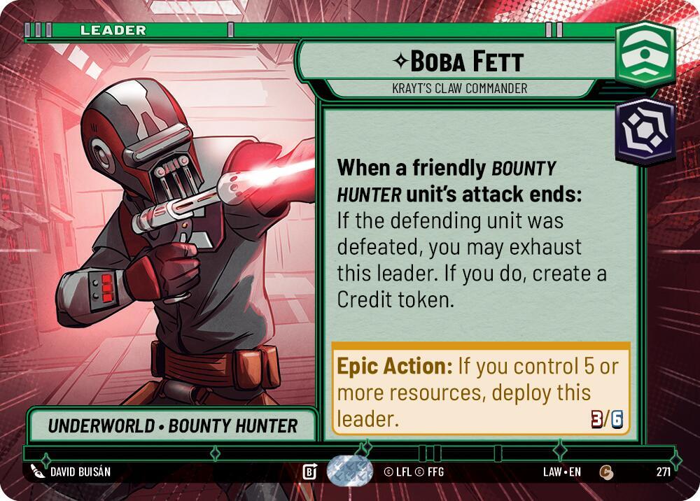 Boba Fett - Krayt's Claw Commander (Hyperspace) [A Lawless Time] 271