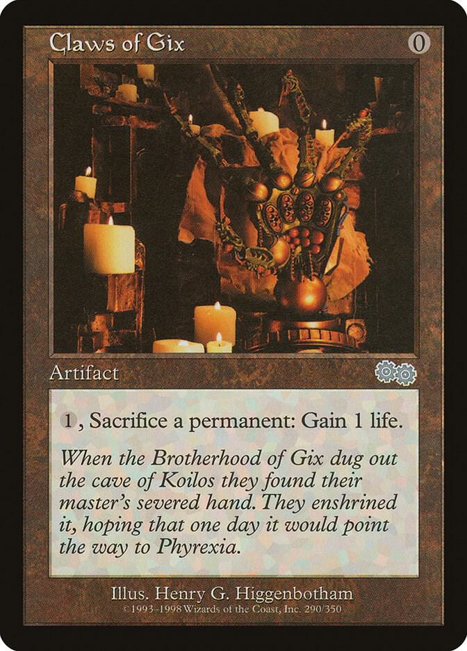 Claws of Gix [Urza's Saga] 290
