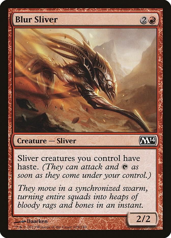 Blur Sliver [Magic 2014 (M14)] 129