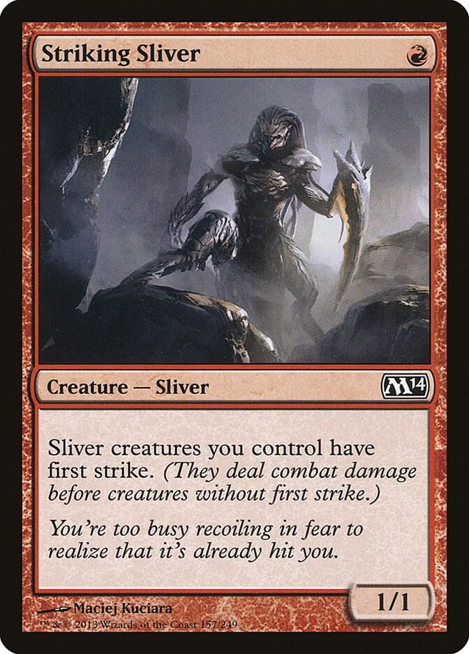 Striking Sliver [Magic 2014 (M14)] 157