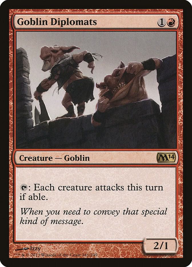 Goblin Diplomats [Magic 2014 (M14)] 141