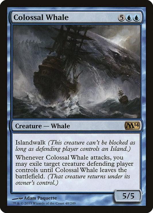 Colossal Whale [Magic 2014 (M14)] 48