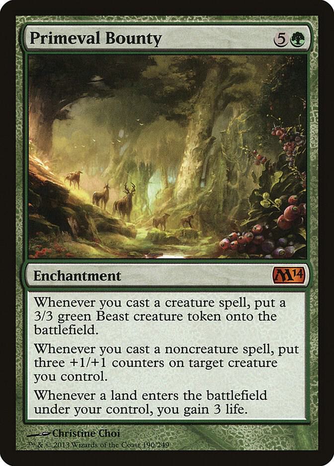Primeval Bounty [Magic 2014 (M14)] 190