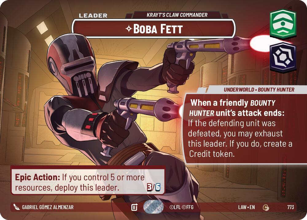 Boba Fett - Krayt's Claw Commander (Showcase) [A Lawless Time] 773