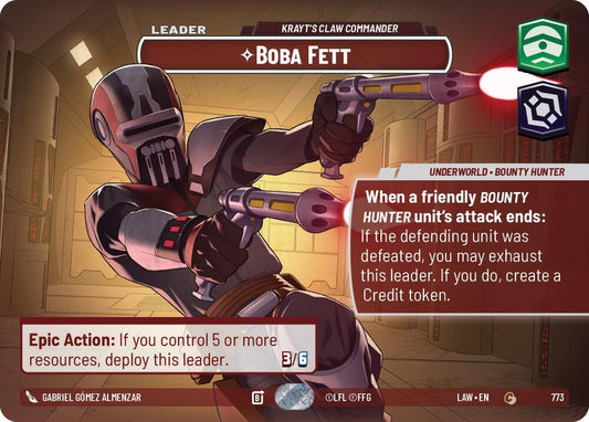 Boba Fett - Krayt's Claw Commander (Showcase) [A Lawless Time] 773