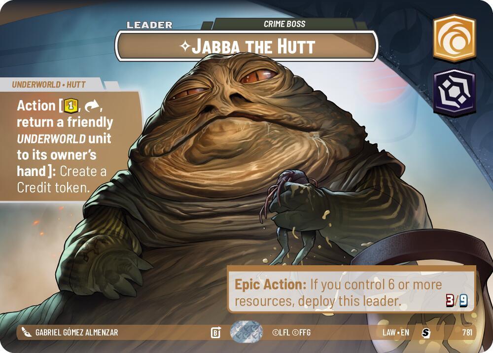 Jabba the Hutt - Crime Boss (Showcase) [A Lawless Time] 781