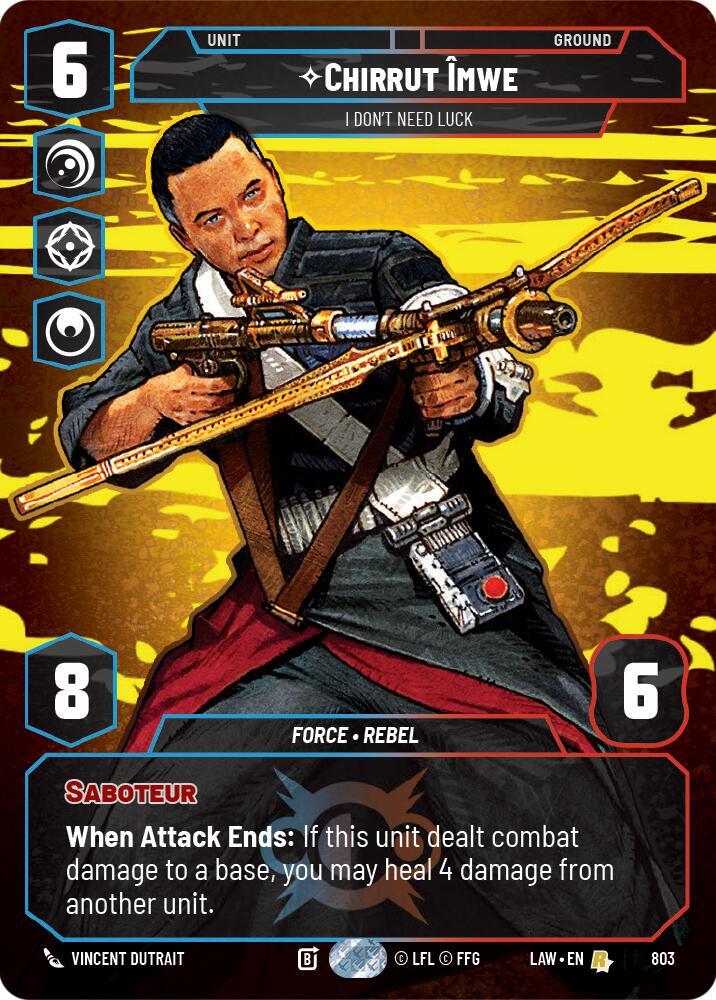 Chirrut Imwe - I Don't Need Luck (Prestige) [A Lawless Time] 803