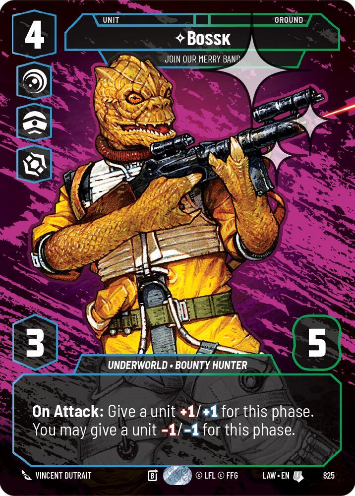 Bossk - Join Our Merry Band (Prestige Foil) [A Lawless Time] 825
