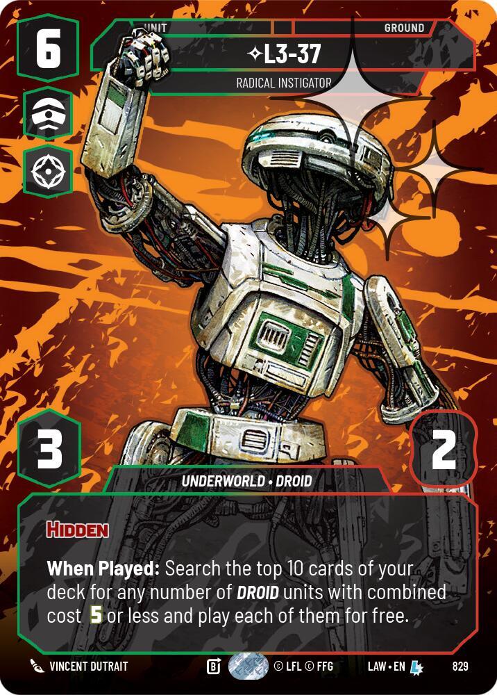 L3-37 - Radical Instigator (Prestige Foil) [A Lawless Time] 829