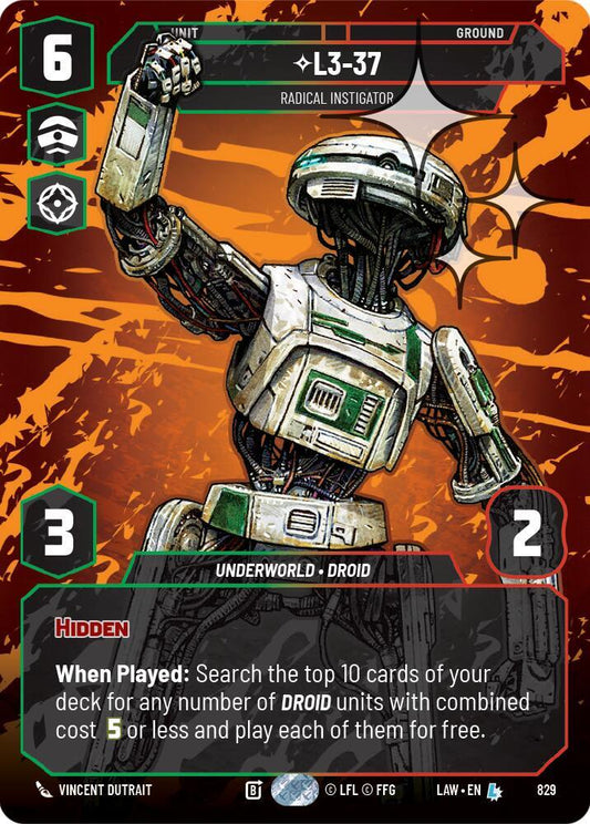 L3-37 - Radical Instigator (Prestige Foil) [A Lawless Time] 829