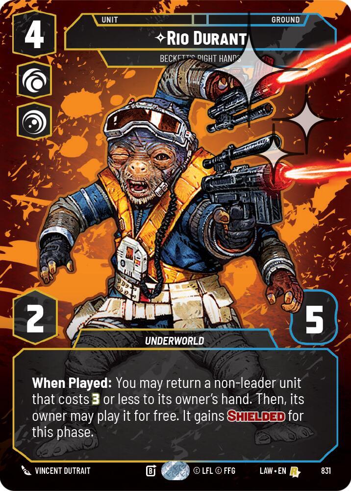 Rio Durant - Beckett's Right Hands (Prestige Foil) [A Lawless Time] 831