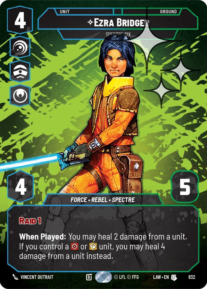 Ezra Bridger - Spectre Six (Prestige Foil) [A Lawless Time] 832
