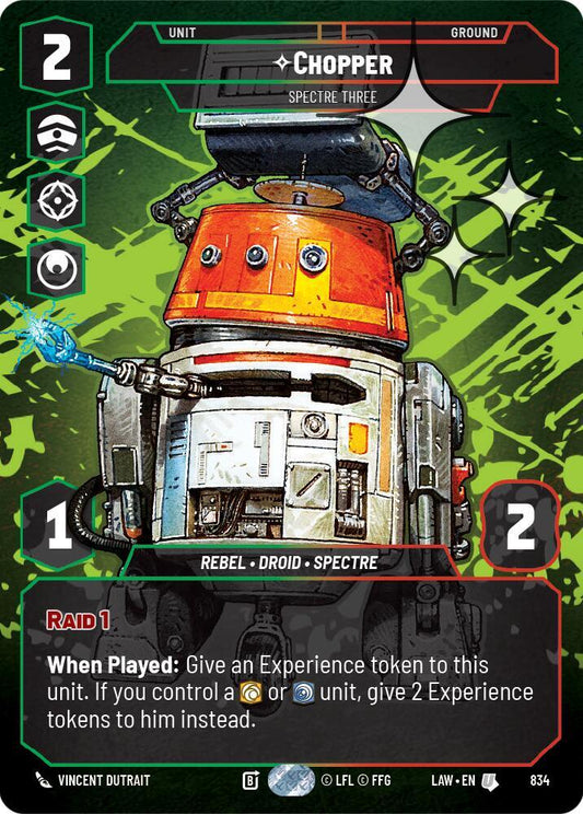 Chopper - Spectre Three (Prestige Foil) [A Lawless Time] 834