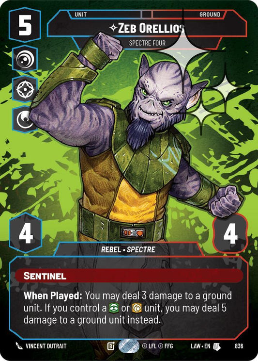 Zeb Orellios - Spectre Four (Prestige Foil) [A Lawless Time] 836