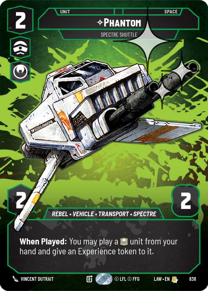 Phantom - Spectre Shuttle (Prestige Foil) [A Lawless Time] 838