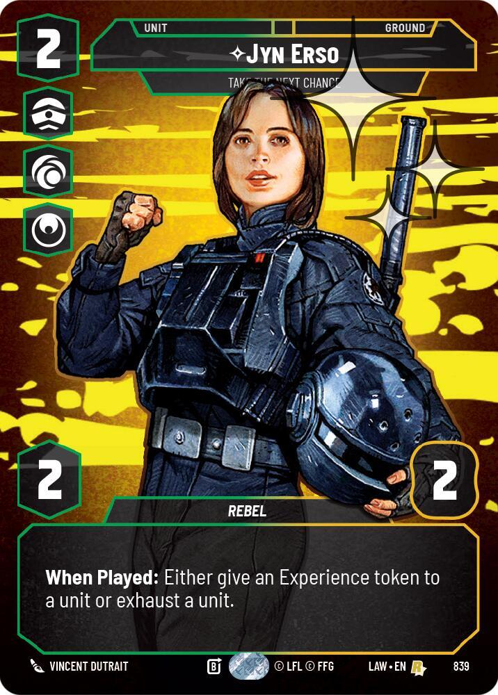 Jyn Erso - Take the Next Chance (Prestige Foil) [A Lawless Time] 839