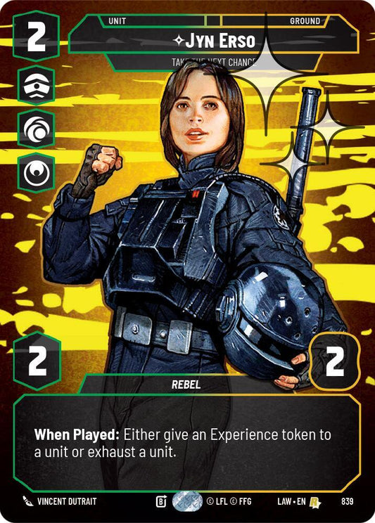 Jyn Erso - Take the Next Chance (Prestige Foil) [A Lawless Time] 839