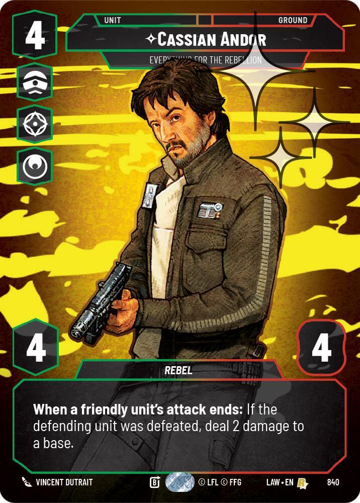 Cassian Andor - Everything for the Rebellion (Prestige Foil) [A Lawless Time] 840