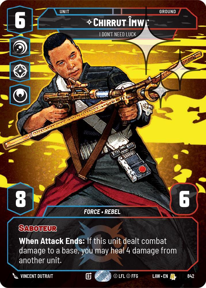 Chirrut Imwe - I Don't Need Luck (Prestige Foil) [A Lawless Time] 842