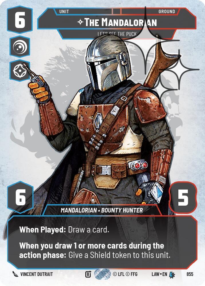 The Mandalorian - Let's See The Puck (Prestige Foil) [A Lawless Time] 855