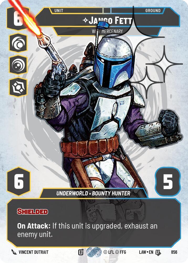 Jango Fett - Wily Mercenary (Prestige Foil) [A Lawless Time] 856