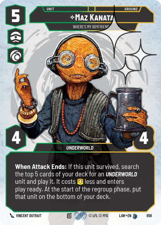 Maz Kanata - Where's My Boyfriend? (Prestige Foil) [A Lawless Time] 859
