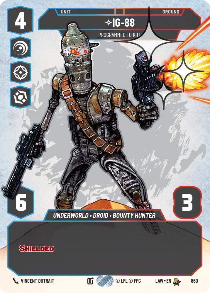 IG-88 - Programmed to Kill (Prestige Foil) [A Lawless Time] 860