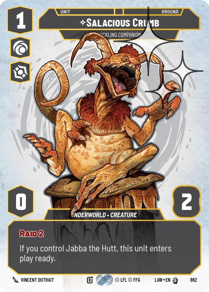 Salacious Crumb - Cackling Companion (Prestige Foil) [A Lawless Time] 862